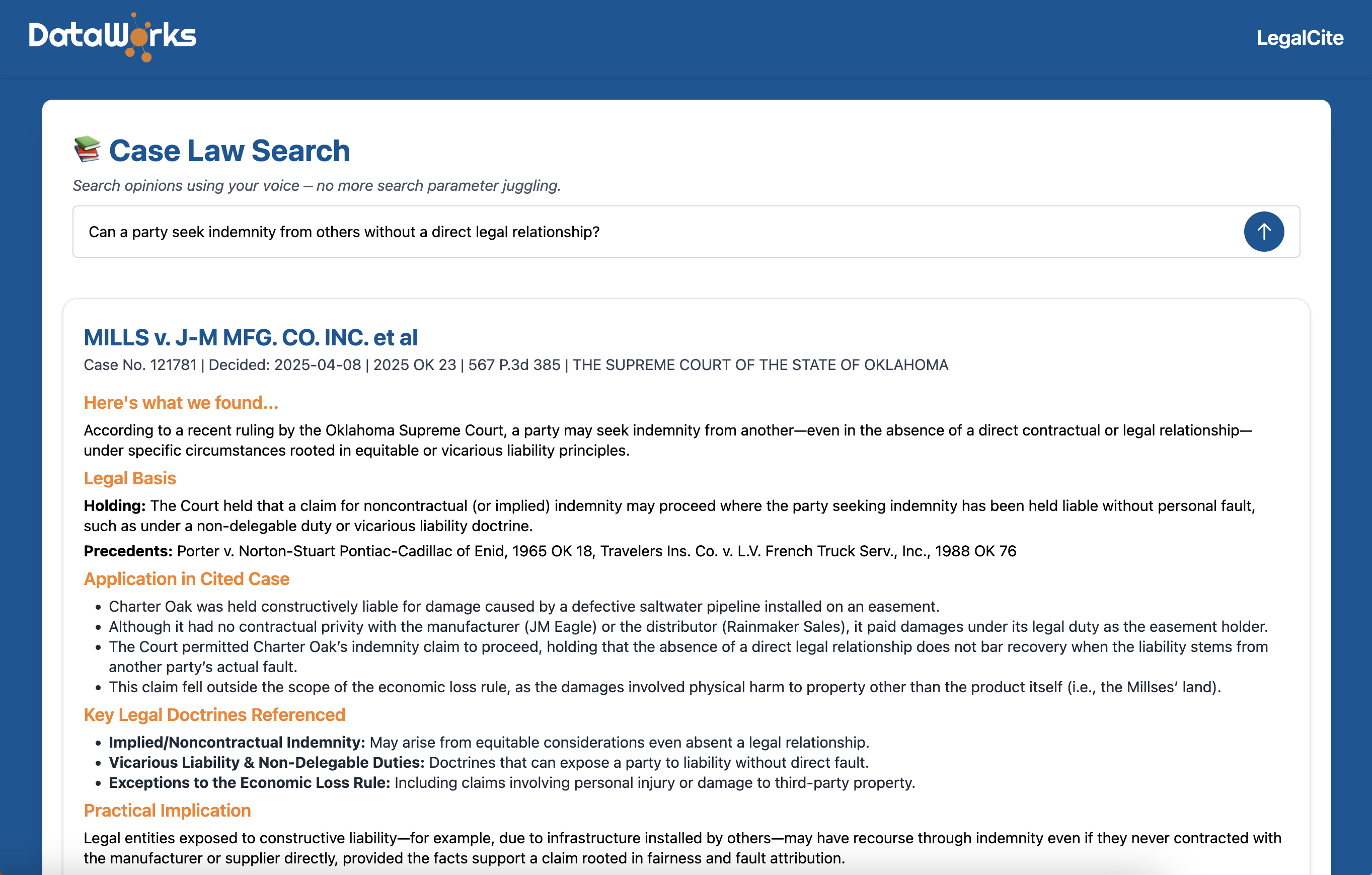 LegalCite Screenshot